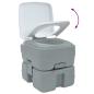 Preview: Campingtoilette Tragbar Grau 10L Frischwasser 20L Abwassertank