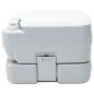 Preview: Tragbare Camping-Toilette Grau mit 10L Frischwassertank und 10L Abwassertank