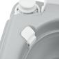 Preview: Tragbare Camping-Toilette Grau mit 10L Frischwassertank und 10L Abwassertank