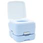 Preview: Tragbare Camping-Toilette Blau, 10L Frischwasser, 10L Abwassertank