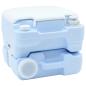 Preview: Tragbare Camping-Toilette Blau, 10L Frischwasser, 10L Abwassertank