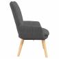 Preview: Sessel Dunkelgrau 63 x 67 x 94 cm Stoff