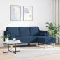 Preview: Sofa Set mit Kissen Blau Polyester