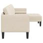 Preview: 3-Sitzer L-förmiges Sofa Leinen 160 cm