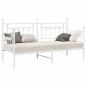 Preview: Betten & Bettgestelle Weiß Metall 75 x 190 cm Langlebig