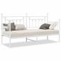 Preview: Betten & Bettgestelle Weiß Metall 75 x 190 cm Langlebig