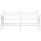 Preview: Betten & Bettgestelle Weiß Metall 75 x 190 cm Langlebig