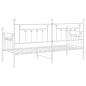 Preview: Betten & Bettgestelle Weiß Metall 75 x 190 cm Langlebig