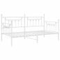 Preview: Betten & Bettgestelle Weiß Metall 100 x 200 cm Langlebig Bett