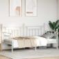 Preview: Betten & Bettgestelle Weiß Metall 100 x 200 cm Langlebig Bett
