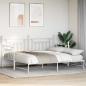 Preview: Betten & Bettgestelle Weiß Metall 107 x 203 cm Umwandelbar