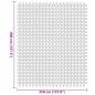 Preview: Zeltteppich Anthrazit 4x2 m Anthrazit Polyester 4 x 3,5 m Tragbar