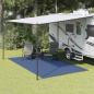 Preview: ARDEBO.de - Zeltteppich Anthrazit 4x2 m Blau Polyester 2 x 2 m Outdoor-Zelt