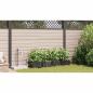 Preview: Gartenpflanzkästen mit Bewässerungssystem 4 Stück Braun