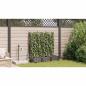 Preview: Gartenpflanzgefäße mit Bewässerungssystem 3 Stück Braun