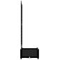 Preview: Gartenpflanzer mit Spalier Schwarz 40x40x125,5 cm
