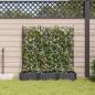 Preview: Gartenpflanzer mit Trellis 3 Stück Schwarz 120 x 40 x 125,5 cm