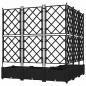 Preview: Gartenblumenkasten mit Gitter 5 Stück Schwarz 120x120x125,5 cm