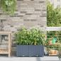 Preview: ARDEBO.de - Gartenpflanzgefäße mit Bewässerungssystem 2 Stück Hellgrau