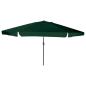 Preview: ARDEBO.de - Garten-Sonnenschirm Ø395x245 cm grün
