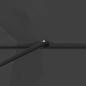 Preview: Garten Sonnenschirm Ø395x245 cm Anthrazit