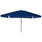 Preview: ARDEBO.de - Gartenparasol Ø395x245 cm Azurblau