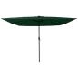 Preview: Terrassenschirme & Sonnenschutz Grün Polyester, Aluminium Groß