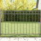 Preview: ARDEBO.de - Zaunpaneel grau 1,7x1 m aus Stahl