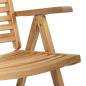 Preview: Gartenstühle 2er Set ausTeakholz