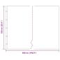 Preview: Wurzelbarriere mit Verbindungsschienen Schwarz 1x5 m 1,5 mm HDPE