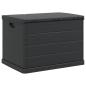 Preview: Garten Aufbewahrungsbox - Anthrazit, 77.5 x 54.5 x 53 cm, Kunststoff, 170 L
