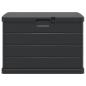 Preview: Garten Aufbewahrungsbox - Anthrazit, 77.5 x 54.5 x 53 cm, Kunststoff, 170 L