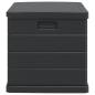 Preview: Garten Aufbewahrungsbox - Anthrazit, 77.5 x 54.5 x 53 cm, Kunststoff, 170 L