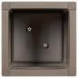Preview: Gartenpflanzer hellbraun 36x36x35 cm PP