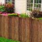 Preview: ARDEBO.de - Gartenzaun Natürlich Bambus 300 x 150 cm Langlebig Bambuszaun