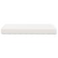 Preview: Taschenfederkernmatratze Creme Medium 90x190x20 cm Stoff