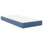 Preview: Bettmatratze mit Matratze Blau 90 x 200 cm Stoff