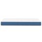 Preview: Bettmatratze mit Matratze Blau 90 x 200 cm Stoff