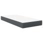 Preview: Taschenfederkernmatratze dunkelgrau, mittel, 100x200x20 cm, Stoff