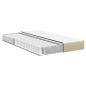 Preview: Bettmatratze mit Matratze Salbei 120 x 190 cm Stoff