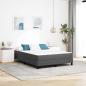 Preview: ARDEBO.de - Bettmatratze mit Matratze Grau 140 x 200 cm Stoff