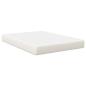 Preview: Taschenfederkernmatratze Creme Medium 160x200x20 cm Stoff
