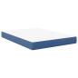 Preview: Taschenfederkernmatratze Blau Mittel 160x200x20 cm Stoff