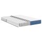 Preview: Taschenfederkernmatratze Blau Mittel 160x200x20 cm Stoff