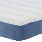 Preview: Taschenfederkernmatratze Blau Mittel 160x200x20 cm Stoff