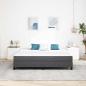 Preview: Bettmatratze mit Matratze Grau 180 x 200 cm Stoff