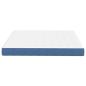 Preview: Taschenfederkernmatratze Blau Mittel 180x200x20 cm Stoff