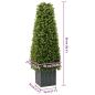 Preview: Künstlicher Eukalyptusbaum mit Topf 27x27x90 cm Grün