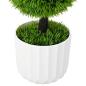 Preview: Künstliche Pflanze Topiary Kiefer mit Topf 24x90 cm Grün