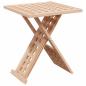 Preview: Couchtisch Faltbar 33x33x40,5 cm Massivholz Walnuss